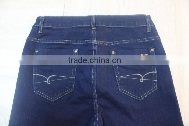 GZY ladies jeans pants cheap jeans wholesale in Guangzhou