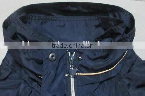 kids polyester interwoven kids winter coat stock lots