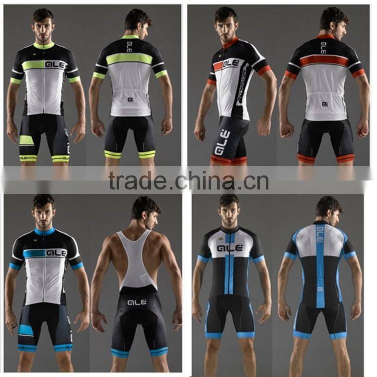 OEM service Custom Sublimation club cycling jersey set, fashionable & professional cycling jersey