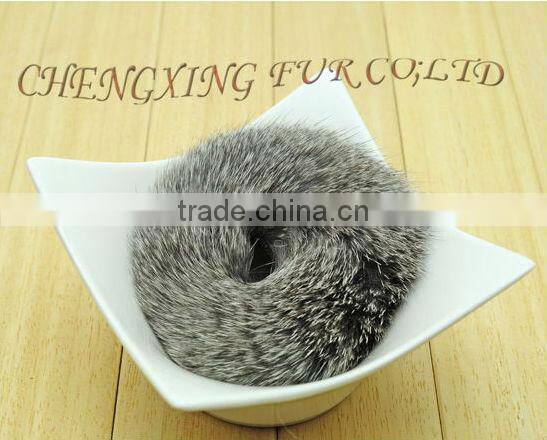CX-E-02 Genuine Rabbit Fur Elastic Girls Hair Band