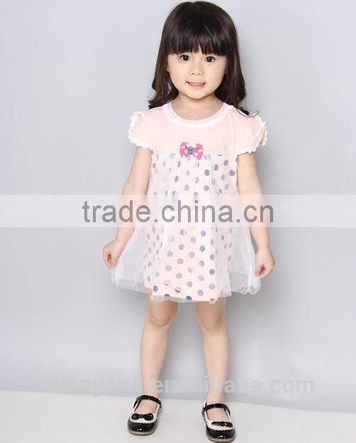 Hot sale bubble printing party dresses for fat girls