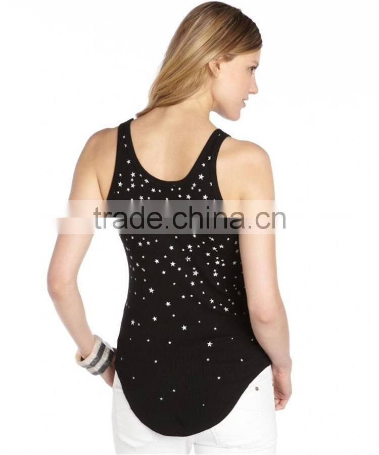 Tank top in bulk basic ribbed camisole tops 100% cotton