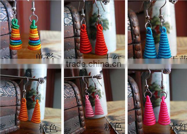 Vintage style tower pendant earrings.Holiday gifts