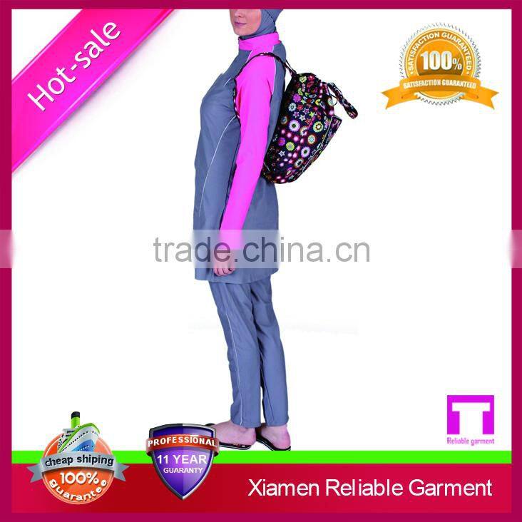 Wholesale spandex polyester muslim swimwear