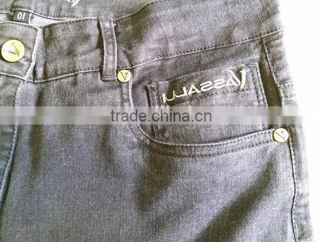 OEM western size ladies jean pants fashion design