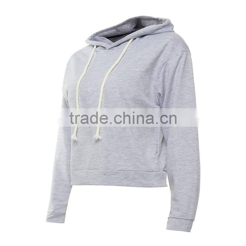 Streetwear Women Crop Top Short Custom Hoodies Casual Loose Sweatshirt Women Clothing 2017