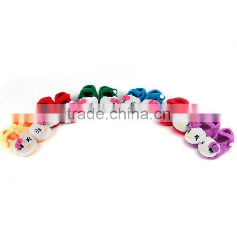 New arrival hot sale baby adult hand crochet wool shoes LBS20151223-19
