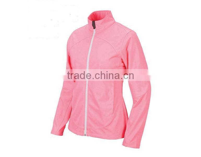1620 women's zip bright color softshell jacket