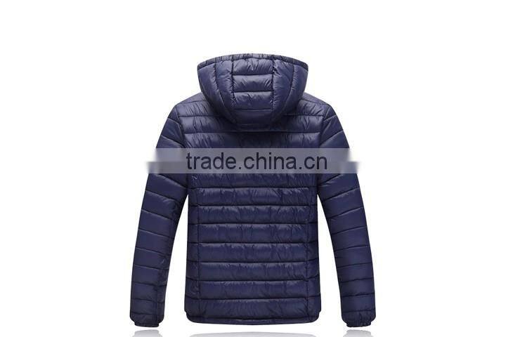H1044 mens navy down jacket light weight wearing windproof coat