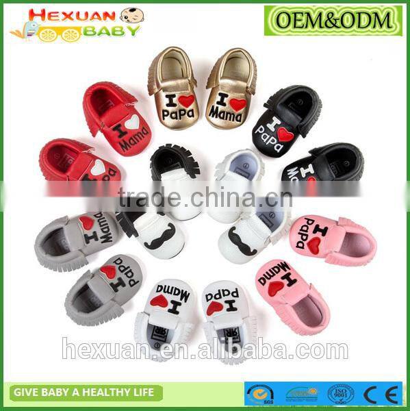 PU Baby Shoes Moccasins 29-Color Baby Boy Shoes Leather Baby Shoes Newborn Bebe Fringe Soft Soled Non-Slip Crib First Walker