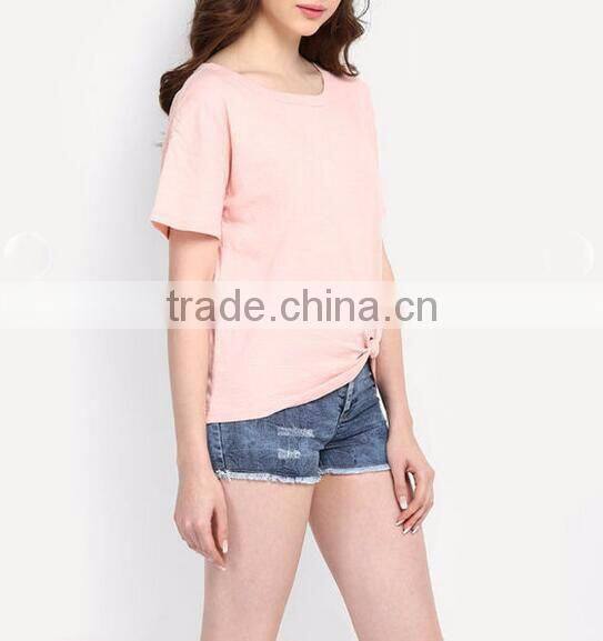 Women blank tshirt 95% cotton 5% elastane t shirt