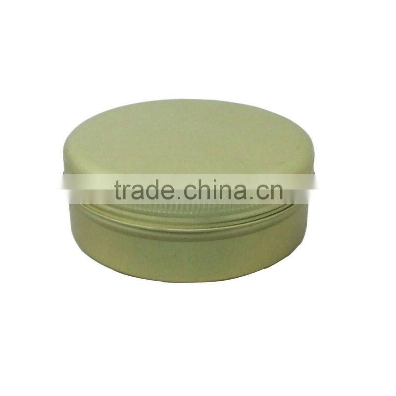 R1839H Gold Small round spice tin box for sale