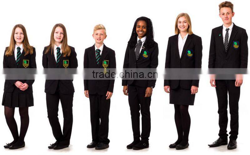 2016 FACTORY OEM custom service primary beautiful school uniform