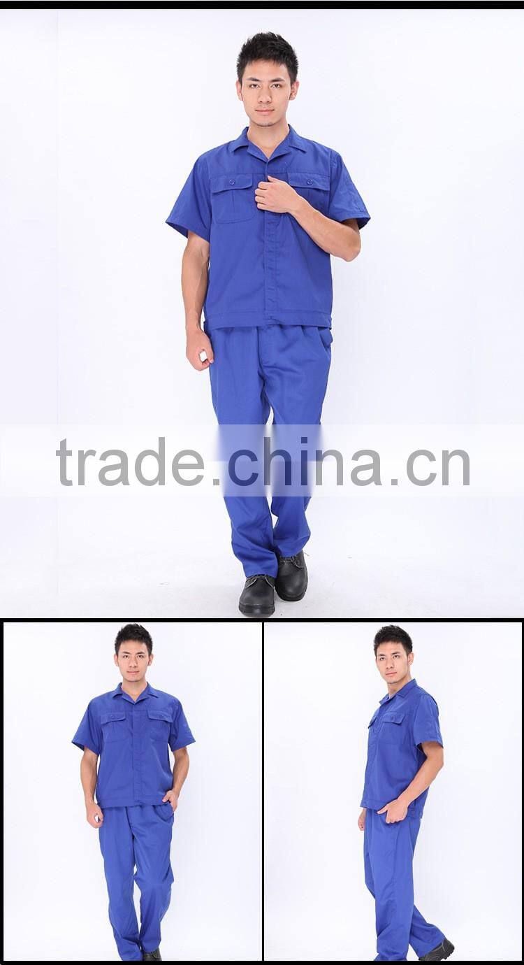 100% cotton Female summer factory worker safety working safety clothes