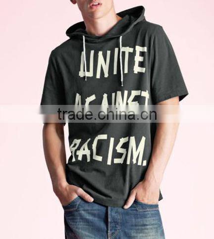 custom hoodies short sleeves hoodie with print