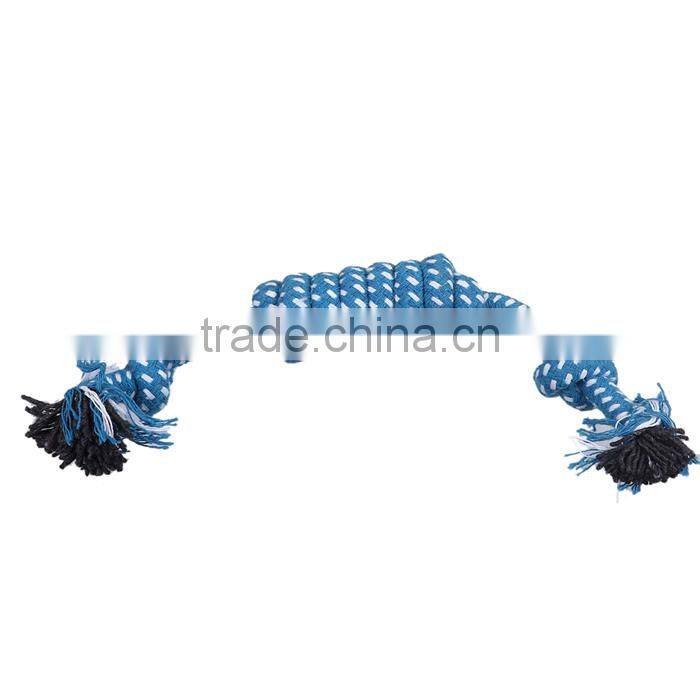 Cotton Pet Products Chew Molar Knot Toy Durable Blue