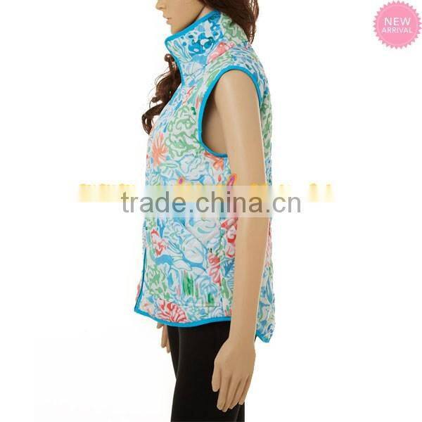 Factory wholesale quilted reversible vest