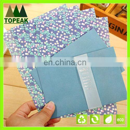 2016 New design Cute Cartoon Paper Colorful Gift Envelope