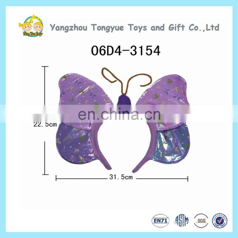 Ear Muff Purple Butterfly Head Band Girl Hair Accessory