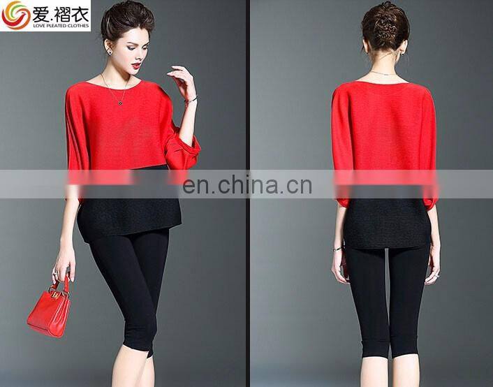 African Fancy neck Lace design ladies sexy slim blouses with light gray lace