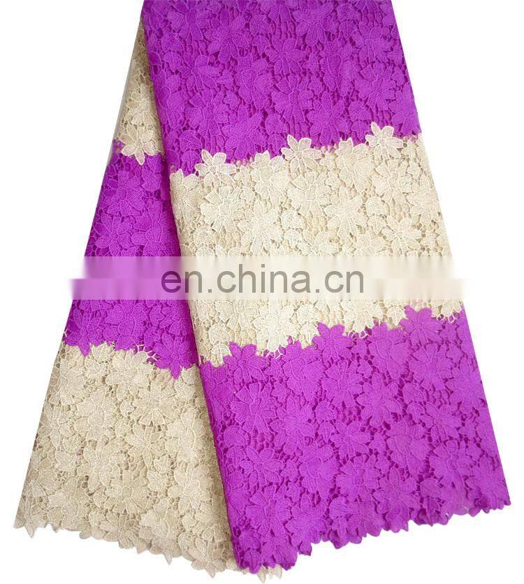 Wholesale guipure lace for weddingChemical lace for dressAfrican fashion flower design lace