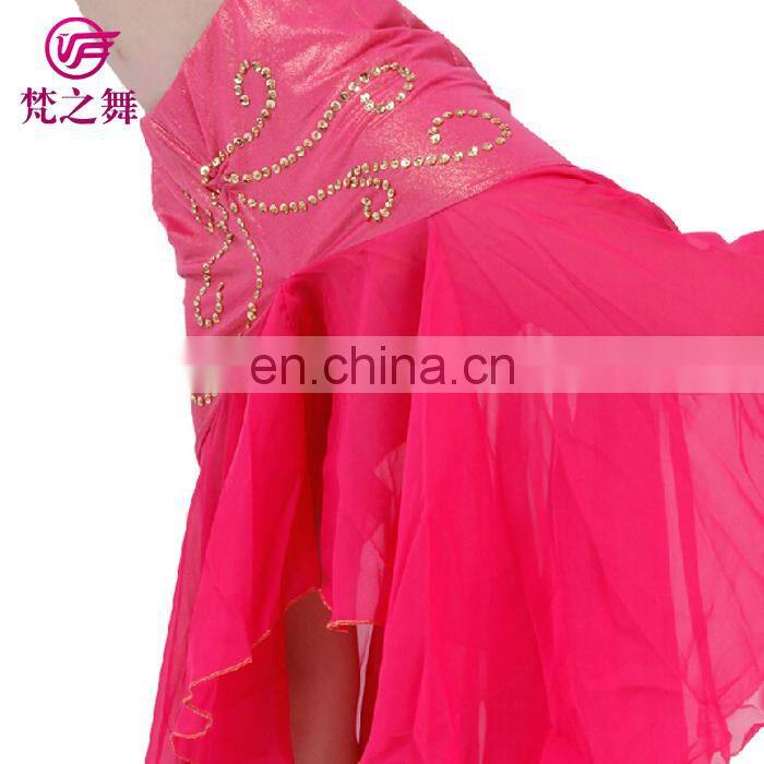 Newest arrival hot sexy beaded tassel children girls belly dance costume with size S M L ET-055