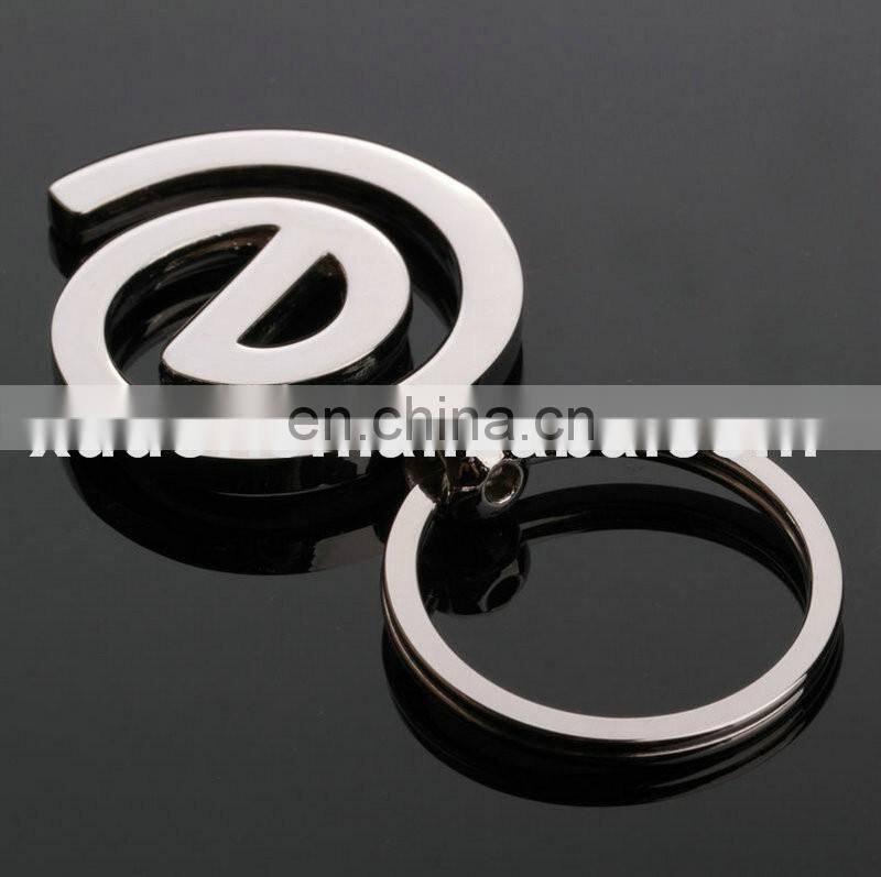 High quality promotional gift cheap price metal custom word letter keychain