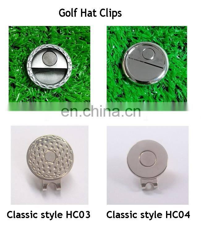 Enamel magnetic custom golf poker chip ball marker with company logo