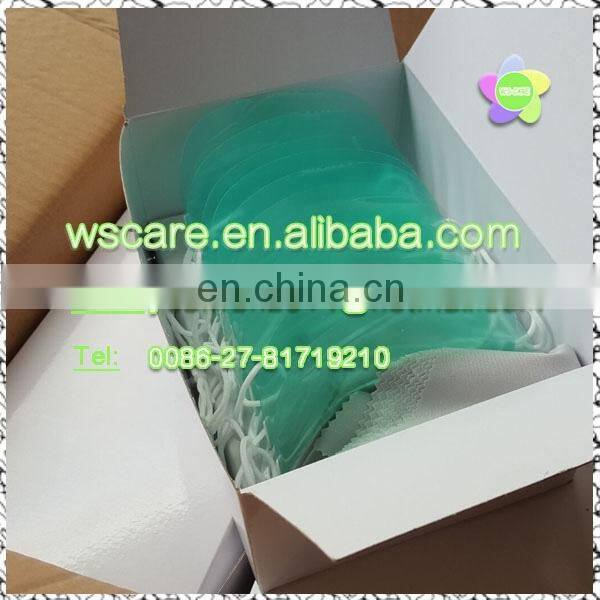 transparent protective face shield/face mask with splash shield