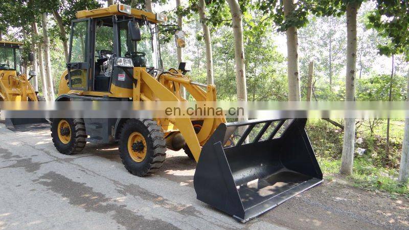 ZL10F construction mini wheel loaders with post hole digger