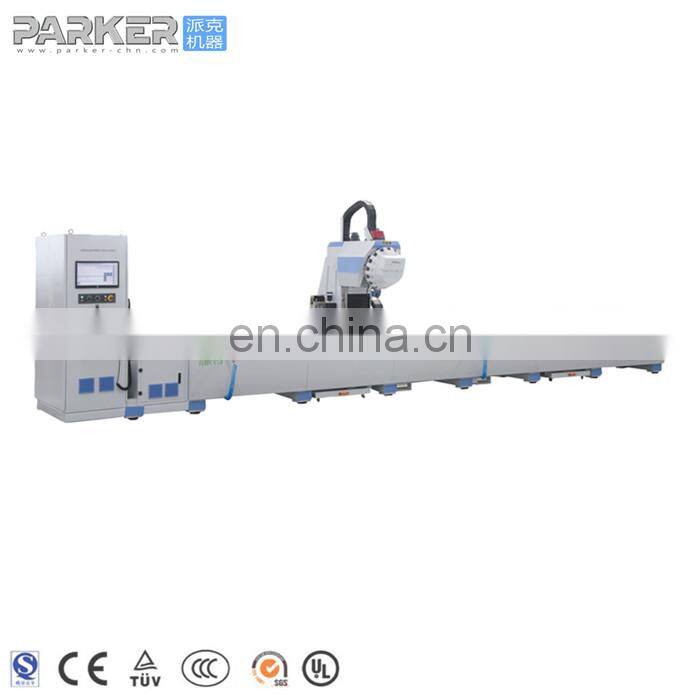 7000mm Long BT 30 aluminum profiles 3 axis cnc drilling and milling machine