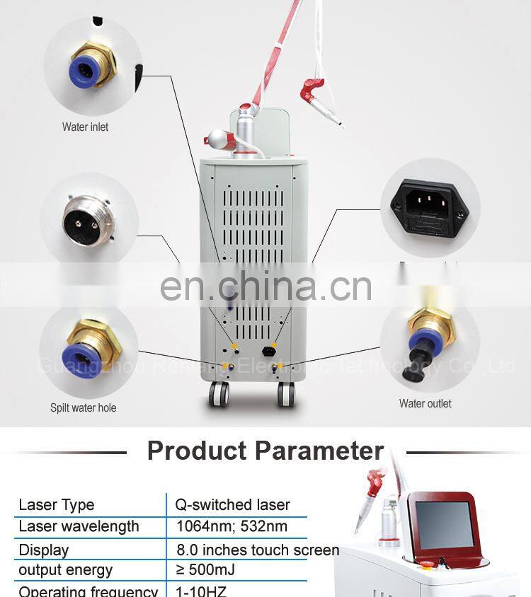 NEW Laser Picosecond for Tattoo Removal q switch pico laser 1064nm 532nm 755nm tattoo removal device