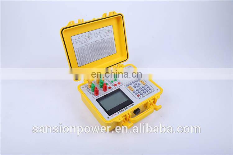 Transformer capacity Iron and copper loss Load no load Tester