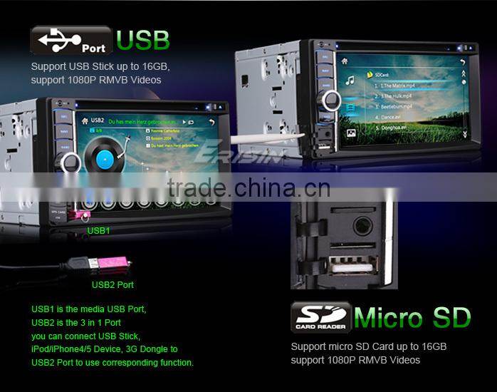 Erisin ES890G 6.2" Touch Screen Car DVD Player 3G GPS TV Radio RDS