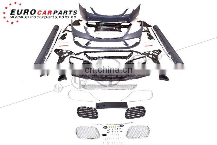 B700 front lip and diffuser for S-class W222 S63/S65 2017-2019year to B700 aero kits