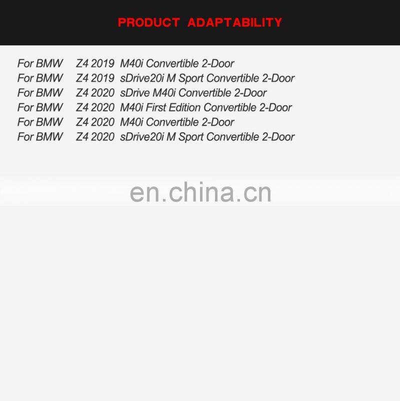 New top selling style carbon fiber side skirt for BMW Z4 M-sport series 2019-2020