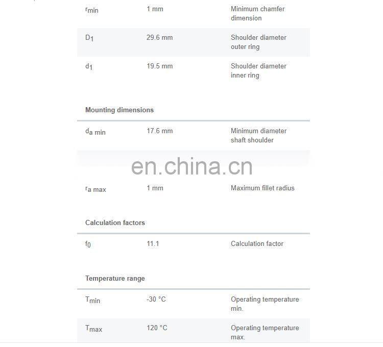 6301ZZ Made in Japan deep groove ball bearing 6301