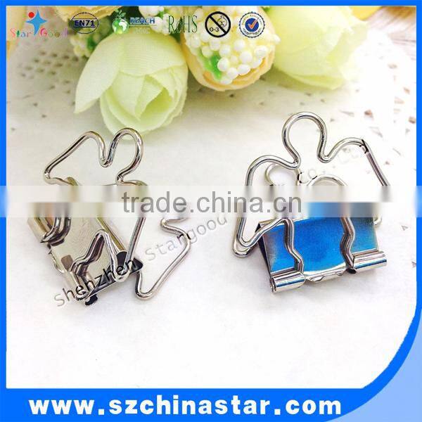 Beautiful flower metal binder clips