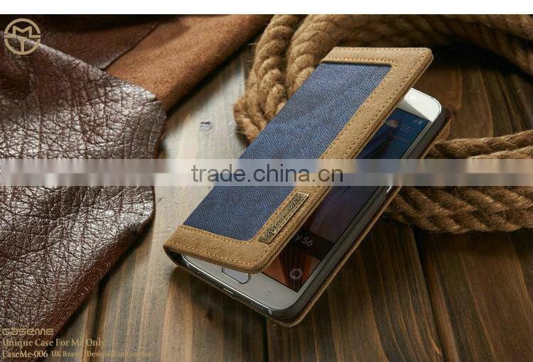 Factory Cheapest Quality Wallet Case for Samsung S6 for Samsung Galaxy S6 edge Case