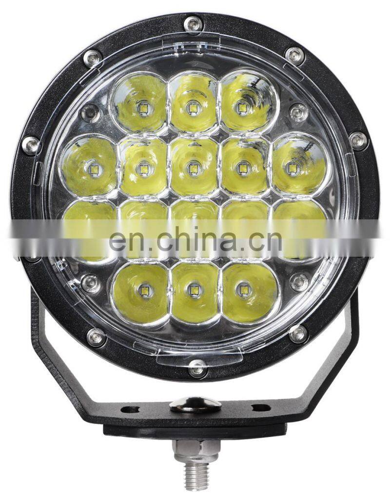 LED6491 LED WORK LIGHT headlight Aluminum Alloy Driving lights spotlights auxiliary lights 5inch spot beam 64w LANTSUN