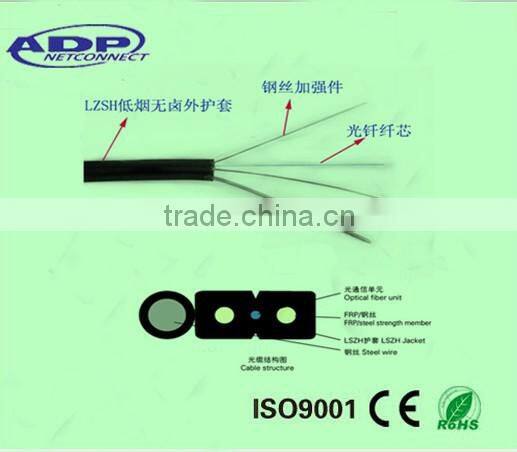 Self-supporting FTTH Fiber Optical Cable GJYXCH g657A Fiber