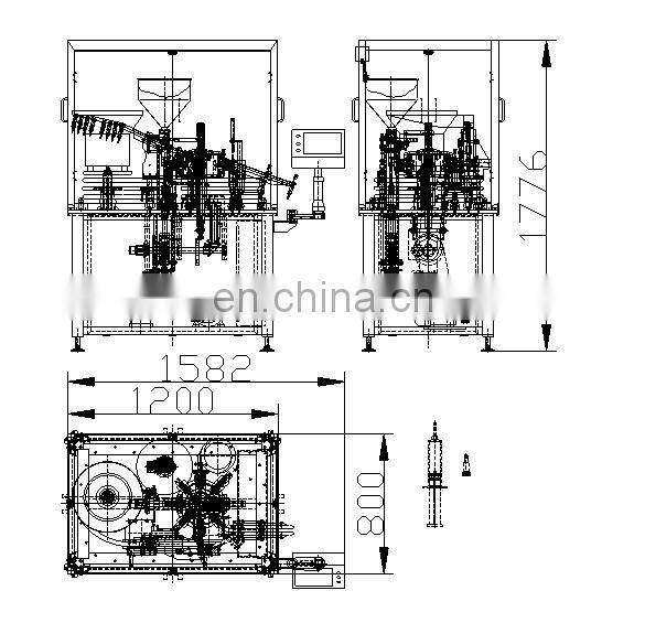 Syringe Filling and Closing Machine 50PCS/MIN 316L Material