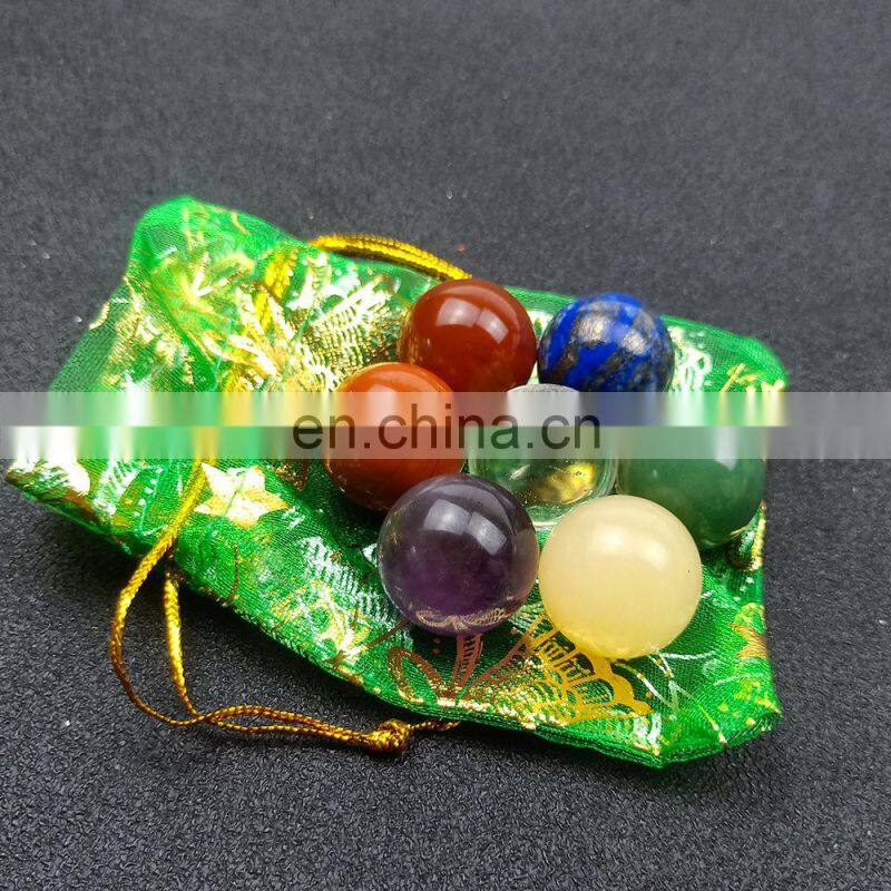 High Quality Crafts Store Wholesale Crystals 7 Chakra Gemstones And Natural Crystal Healing Stones Boxes Set