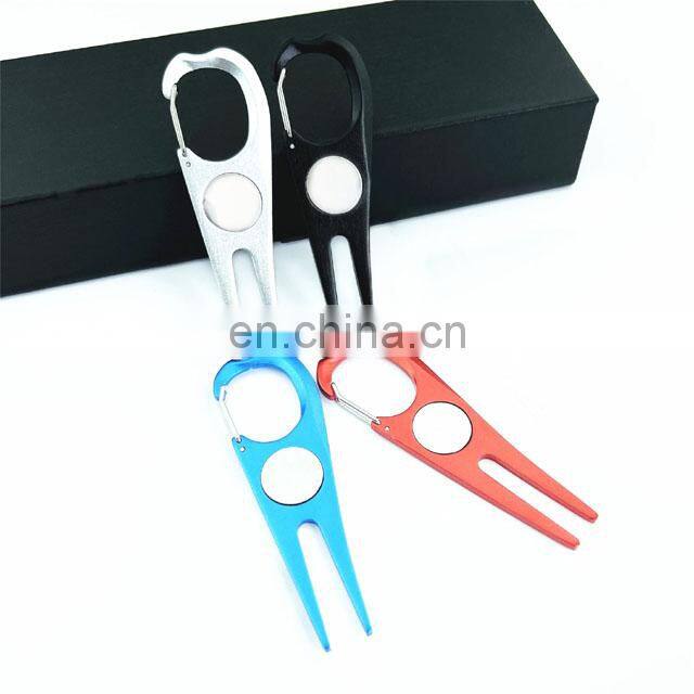 Aluminum Golf Divot Repair Tool Multi Color Custom Golf Club Repair Tool Golf Divot Tool