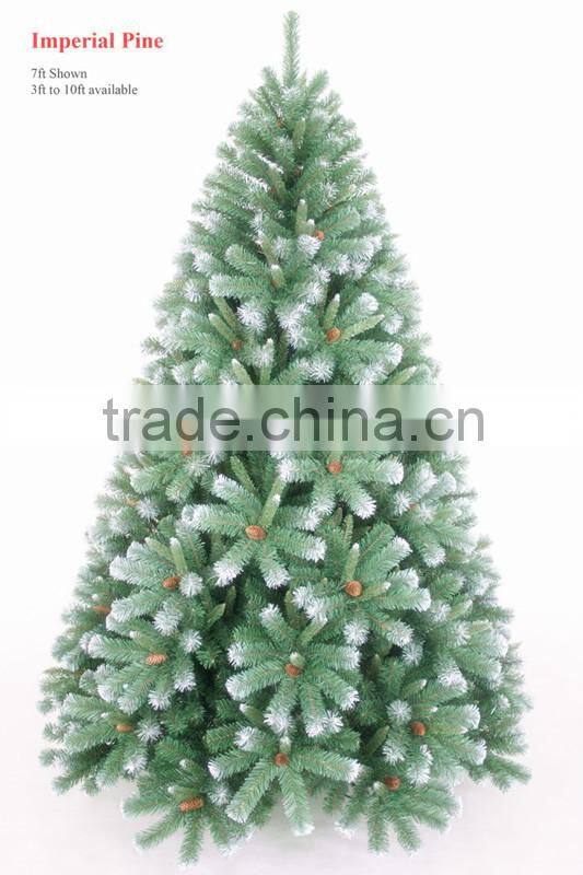 BSCI ! 6FT/180CM Green PE Tips Premium Artificial Christmas Fir Tree/Red Berry decoratived christmas pvc tree