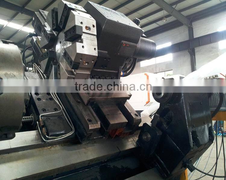 CKX400L slant bed cnc lathe machine tools 8 station tool turret 3 jaw 8" hydraulic chuck programmable tailstock