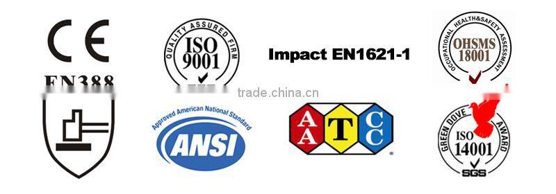 Oil Mine Machinery Safety Gloves Ce Standard oil resistant gloves