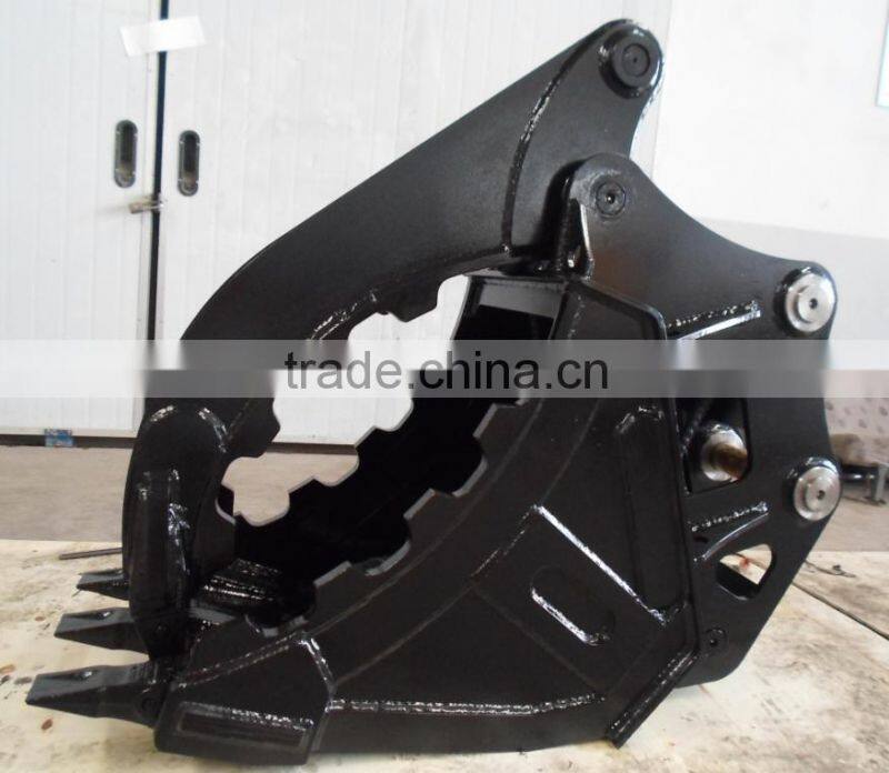 Hydraulic Stone bucket grapple attachments for HITACHI excavator