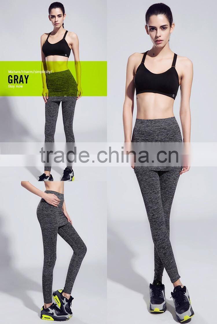 Latest style skinny sport joggers women trousers
