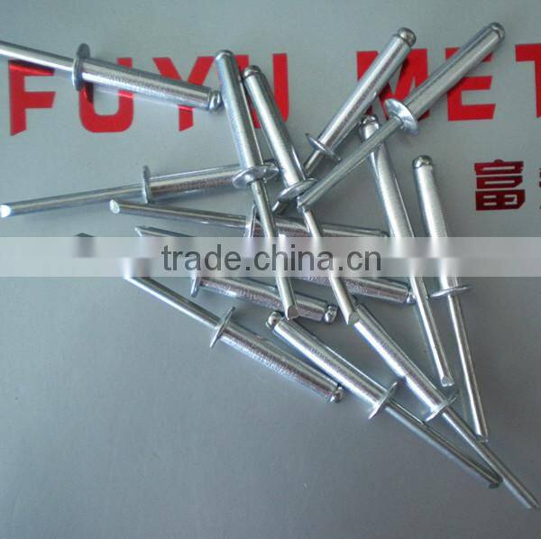 painted aluminum rivets